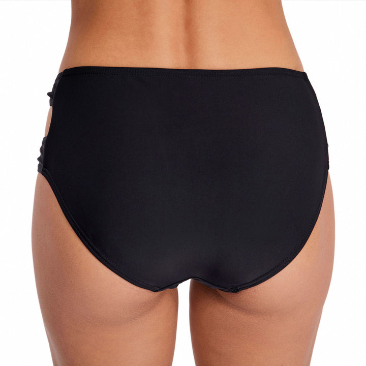 Dame bikiniunderdel med moderigtige cut-outs og høj talje Stilla