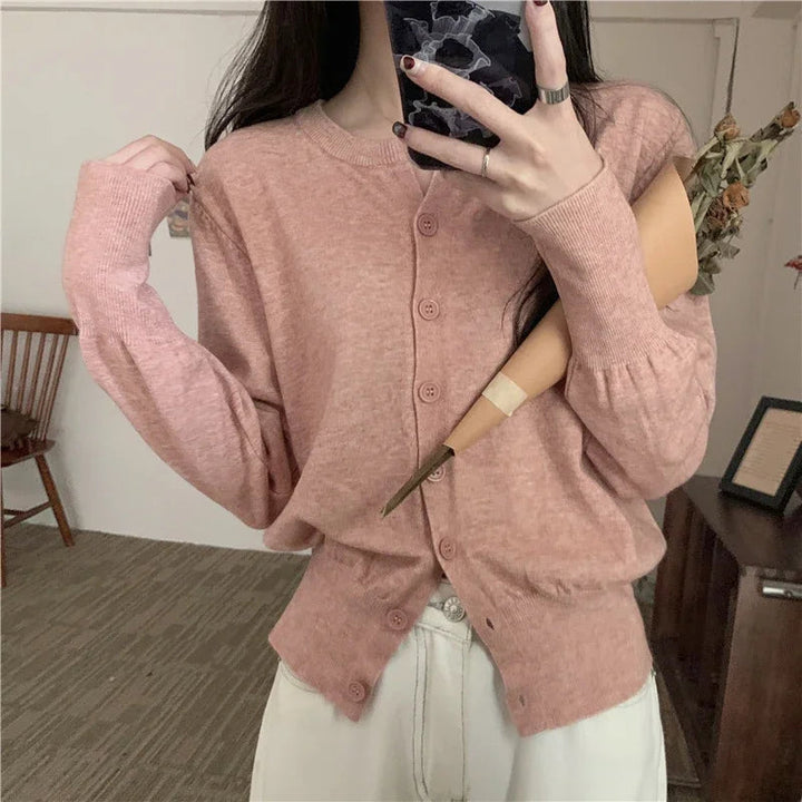 Stilla | Cozy Chunky Strik Uld Cardigan Trøje
