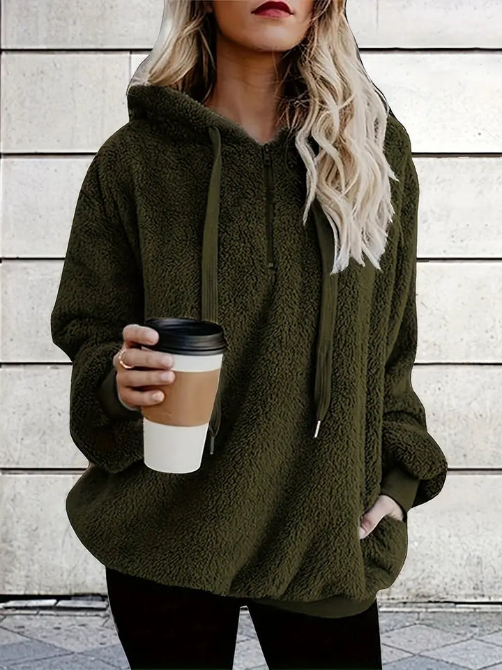 Stilla | Behagelig Og Løs Fleece-sweater Med Lange Ærmer