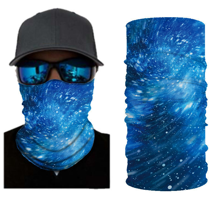 Unisex halsvarmer med imponerende galaktisk design Stilla