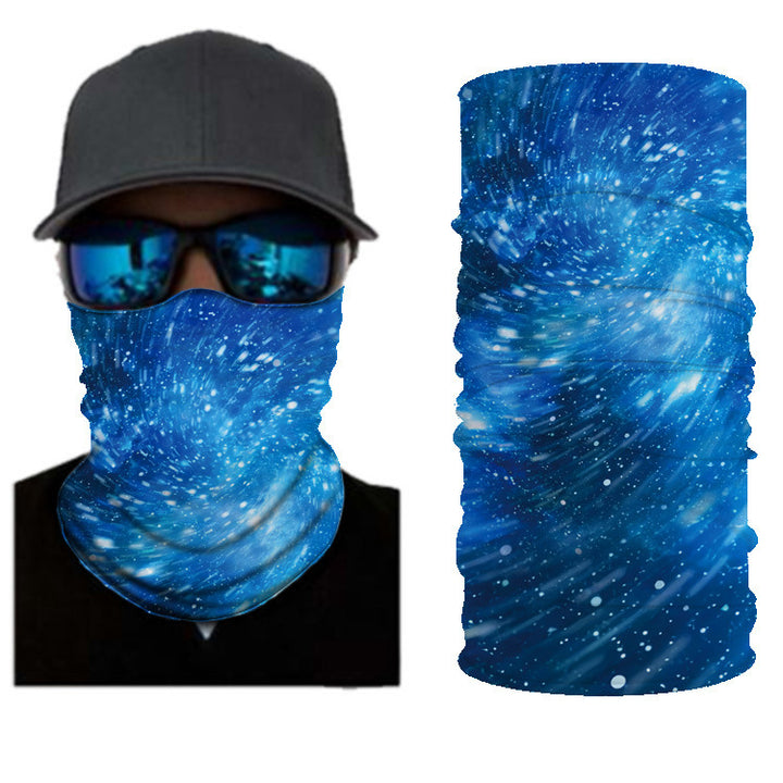 Unisex halsvarmer med imponerende galaktisk design Stilla