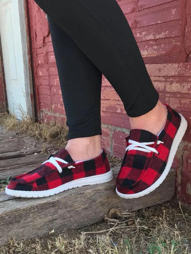 Stilla | Buffalo Plaid Slip on Sko