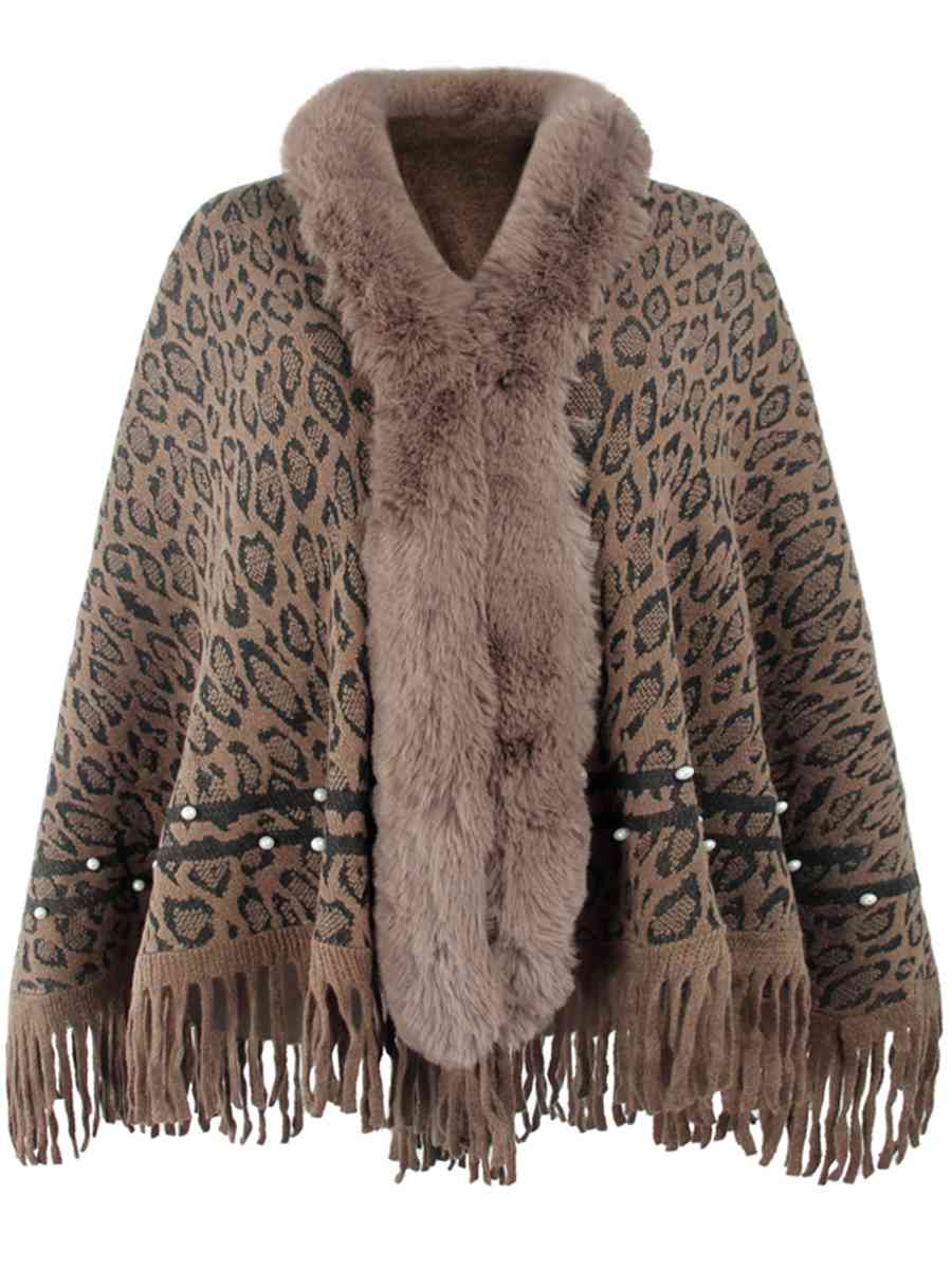 Stilla | Fringed Hem Poncho