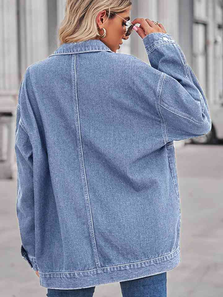 Stilla | Skulder Denim Jakke