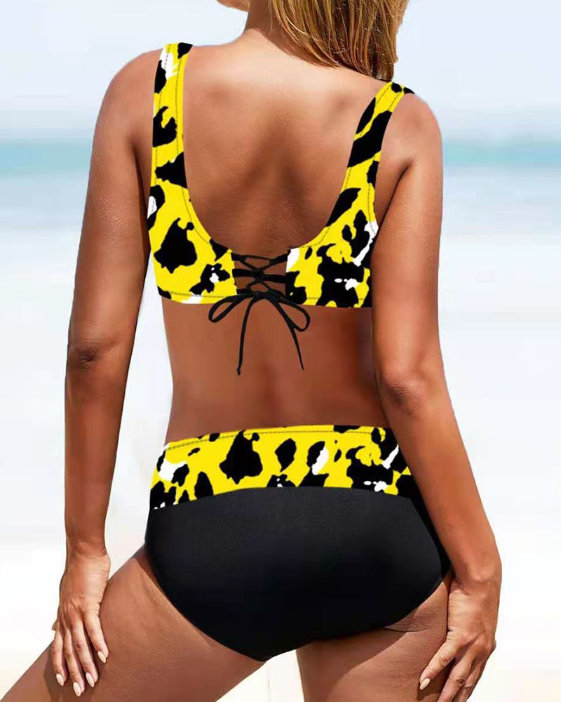 Skovae | Stribet Bikini