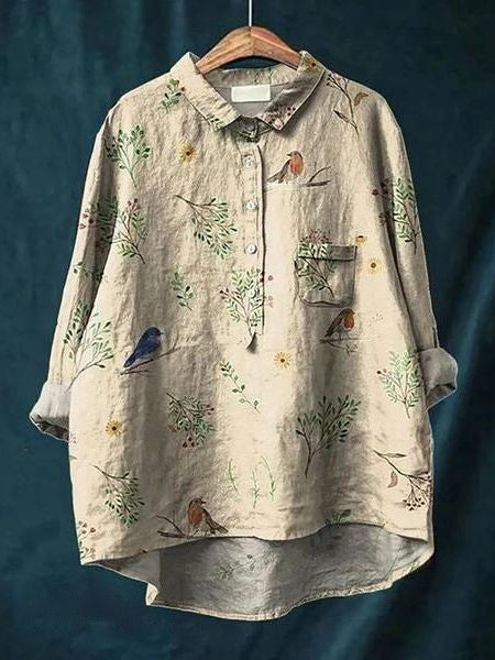 Skovae | Elegant og Alsidig Blomsterbluse