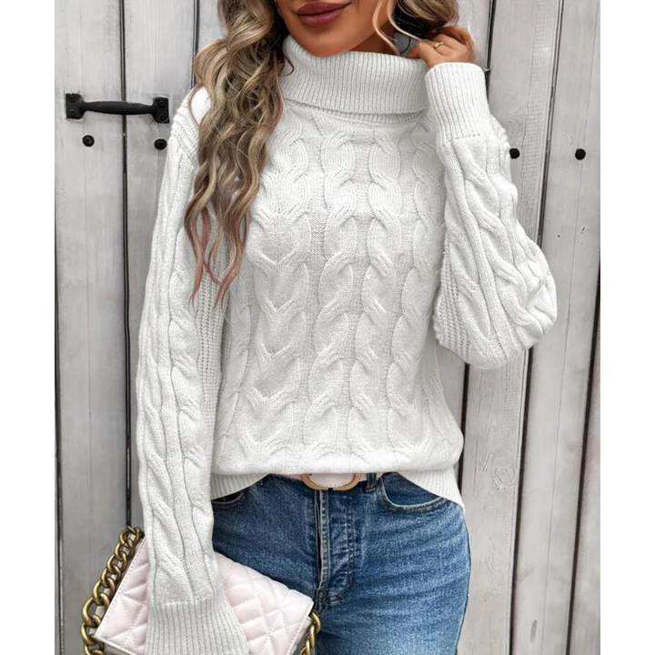 Stilla | Klassisk Elegant Polo Sweater