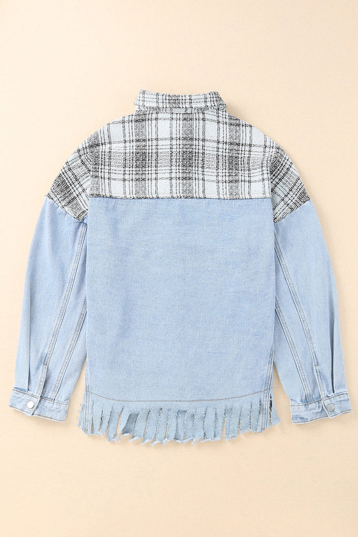 Stilla | Lommepocket Snap Down Denim Jakke