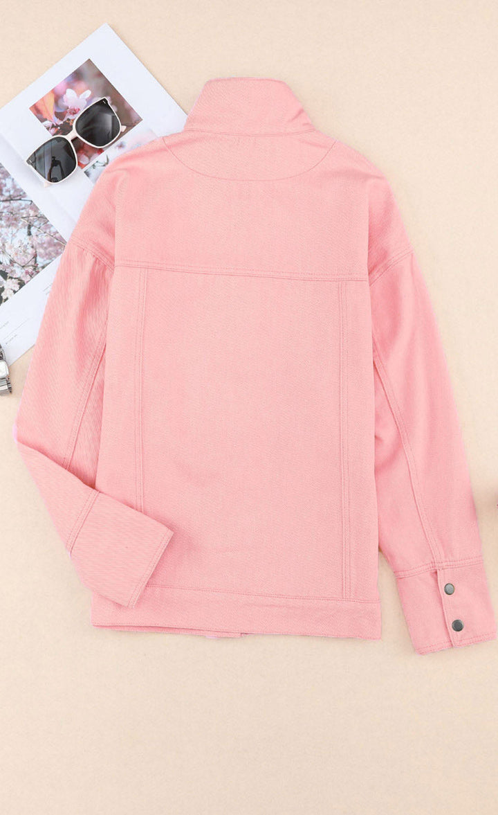 Stilla | Nedtonet Drop Skulder Denim Jakke