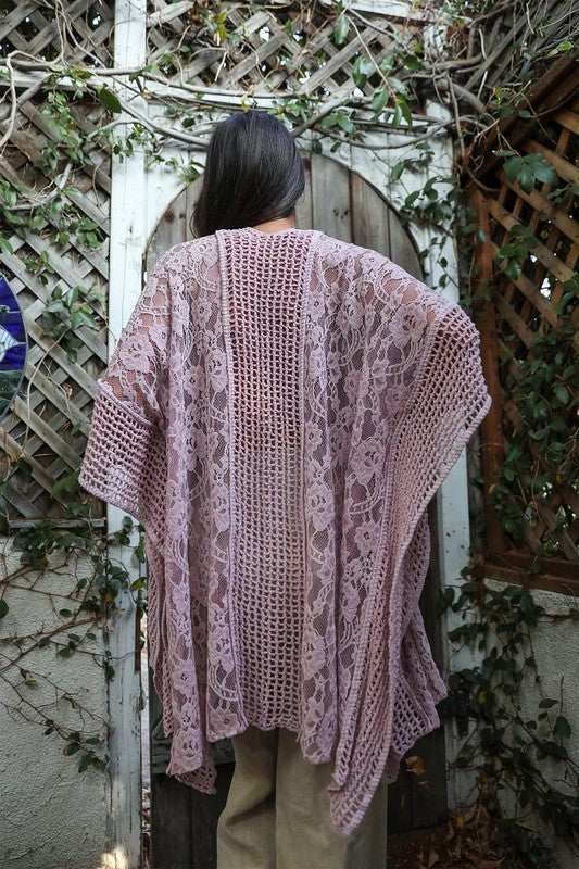 Stilla | Spidstextureret Kimono