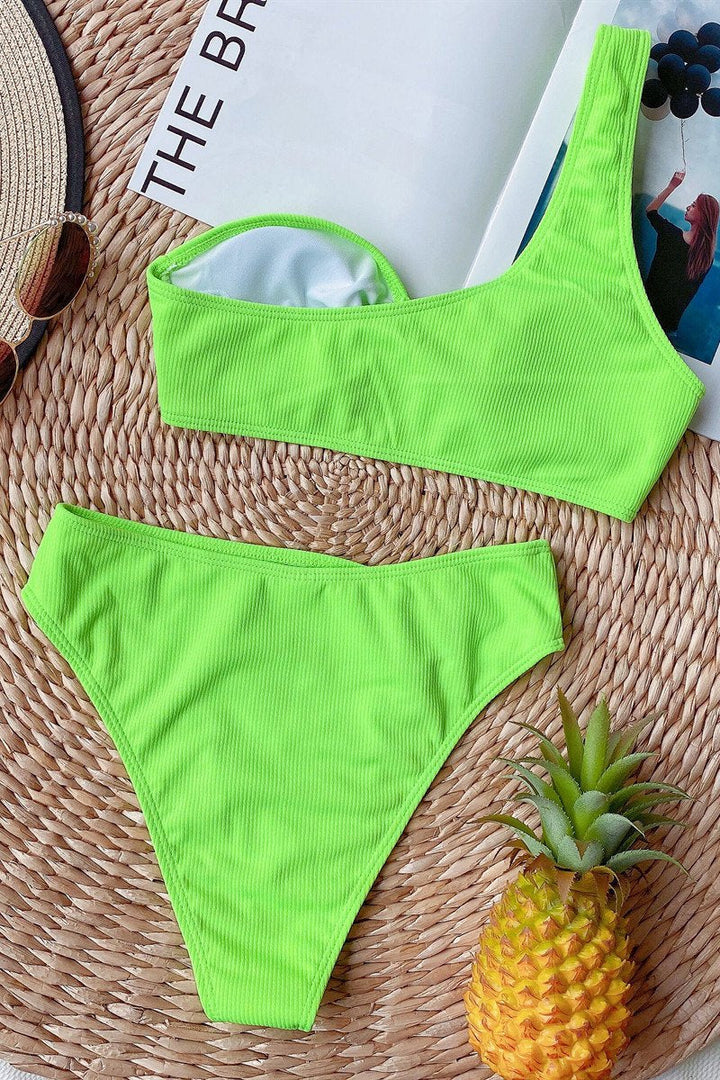 Stilla | Bikini Højtaljet Stil Med En Strop