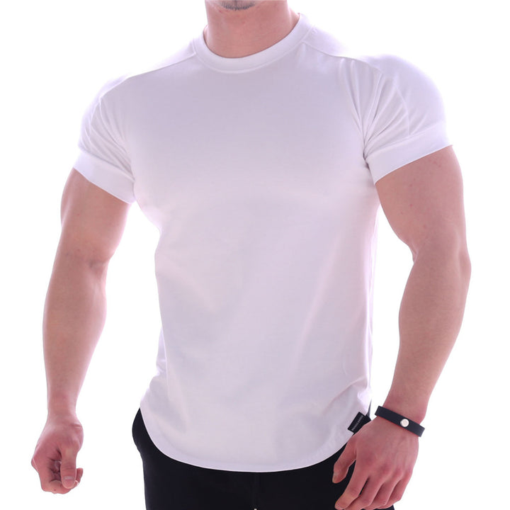 Herrer Åndbart Fitness-T-Shirt med tætsiddende snit og fugtregulerende materiale Stilla