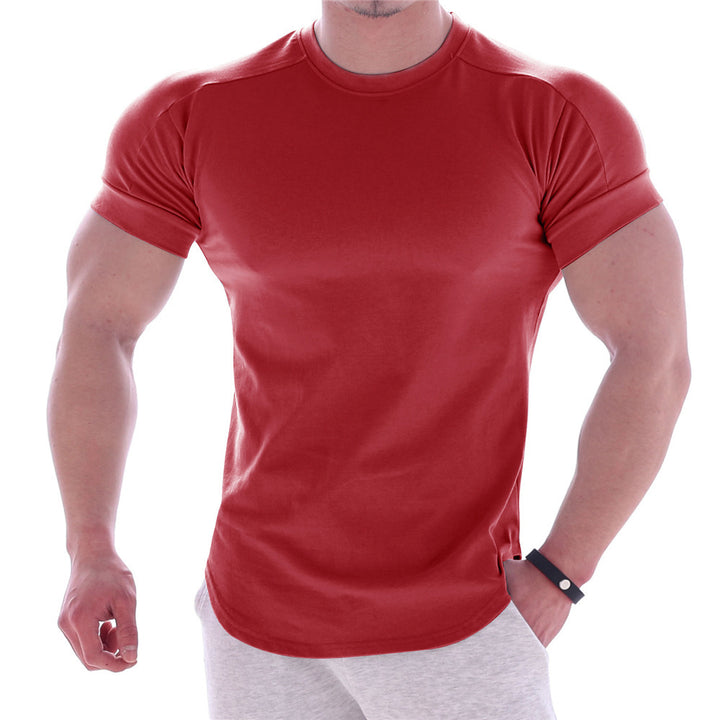 Herrer Åndbart Fitness-T-Shirt med tætsiddende snit og fugtregulerende materiale Stilla