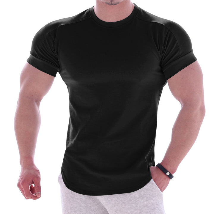 Herrer Åndbart Fitness-T-Shirt med tætsiddende snit og fugtregulerende materiale Stilla