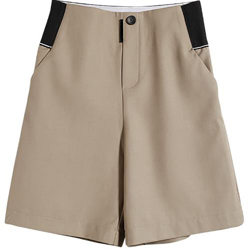 Dame høj kvalitets sommer-shorts med elastisk talje og sidelommer Stilla