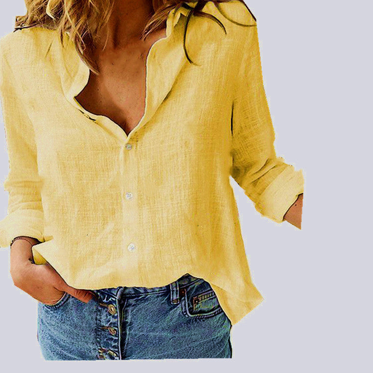Stilla | Casual Loose Linen Shirt