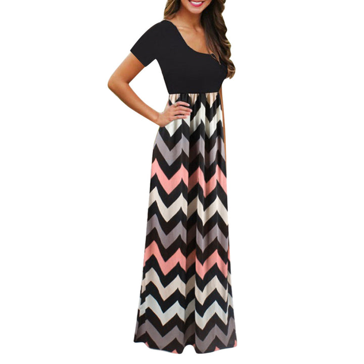 Dame Maxikjole med lommer Stilla