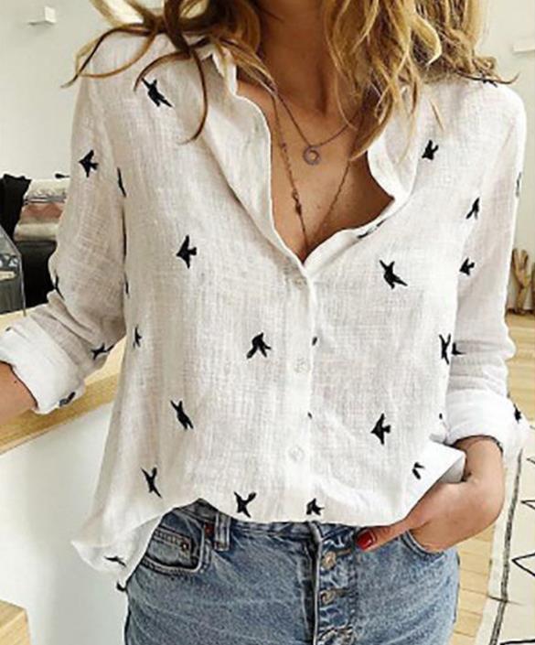 Stilla | Casual Loose Linen Shirt