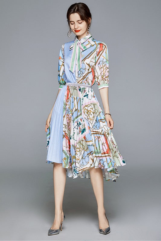 Stilla | Multi Print Kjole