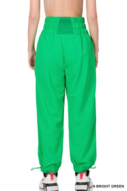 Stilla | Smocked Høj Talje Jogger Bukser