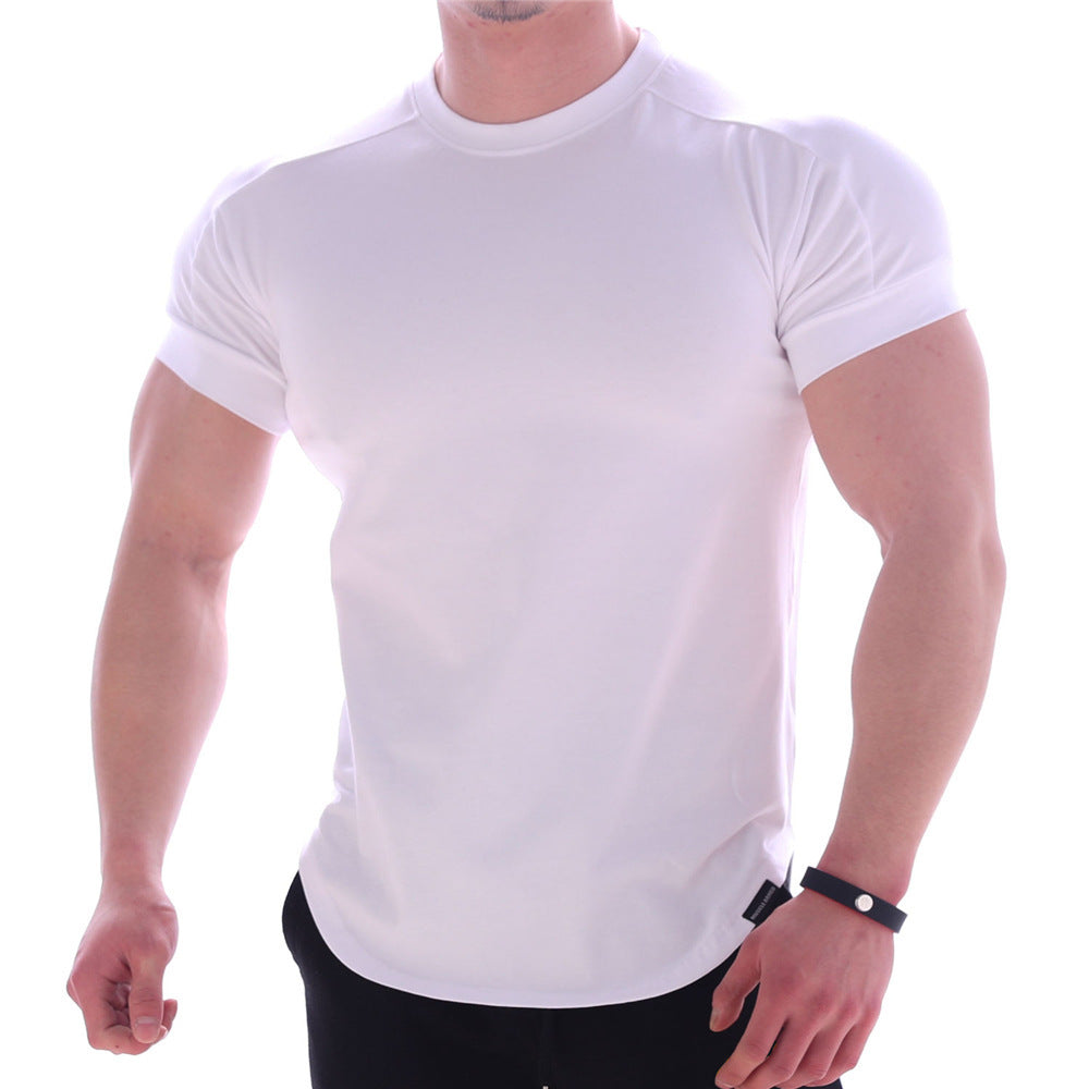 Herrer Åndbart Fitness-T-Shirt med tætsiddende snit og fugtregulerende materiale Stilla