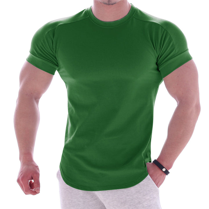 Herrer Åndbart Fitness-T-Shirt med tætsiddende snit og fugtregulerende materiale Stilla