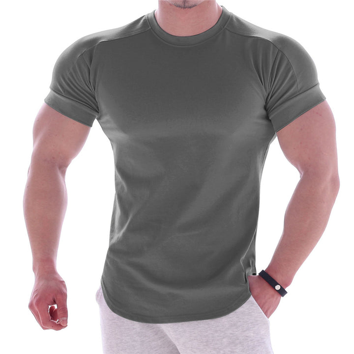 Herrer Åndbart Fitness-T-Shirt med tætsiddende snit og fugtregulerende materiale Stilla