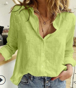 Stilla | Casual Loose Linen Shirt