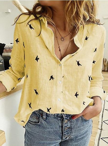 Stilla | Casual Loose Linen Shirt