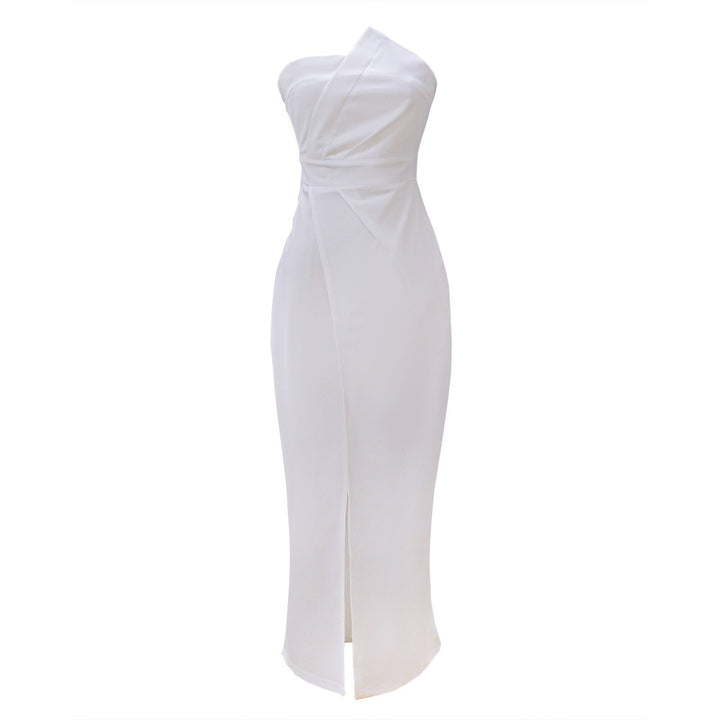 Kvinder Elegant Asymmetrisk Maxikjole Stilla