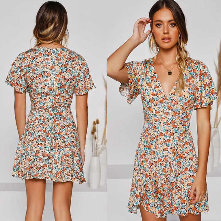 Femme Floral Mini Kjole Stilla