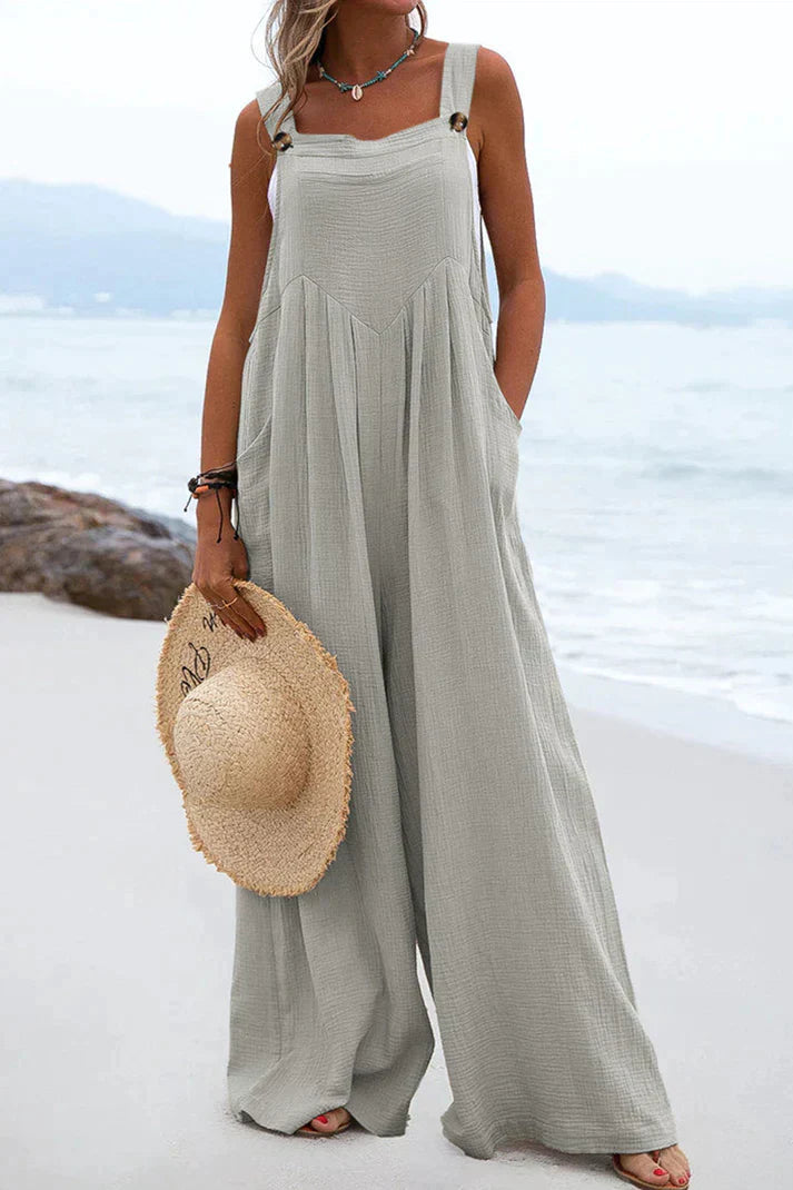 Stilla | Casual Jumpsuits Med Firkantet Krave