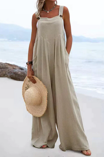 Stilla | Casual Jumpsuits Med Firkantet Krave