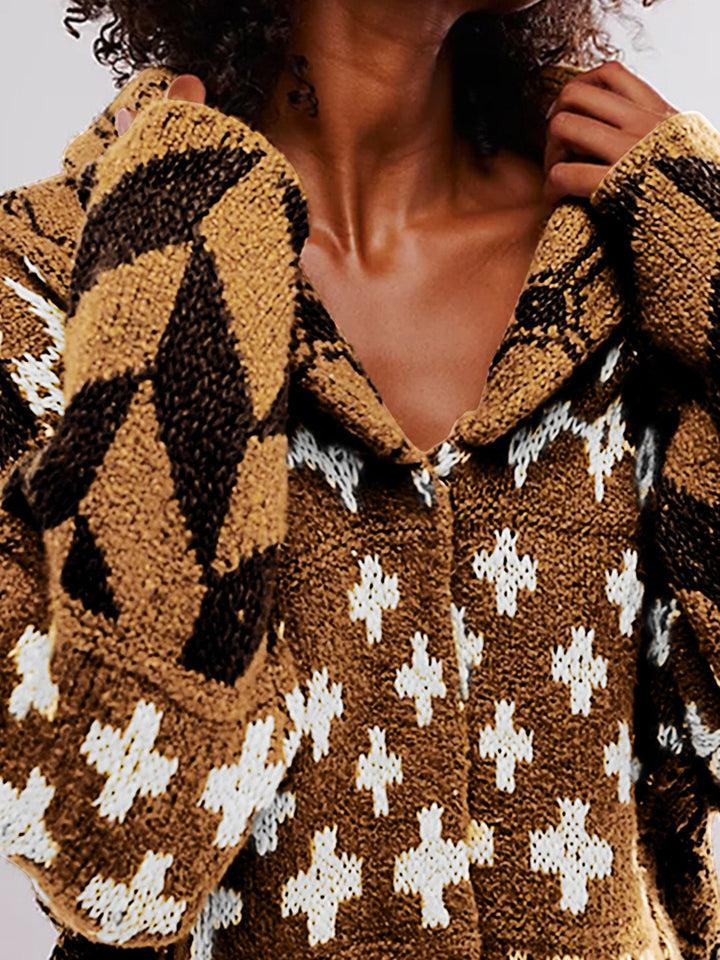 Stilla | V Hals Langærmet Cardigan
