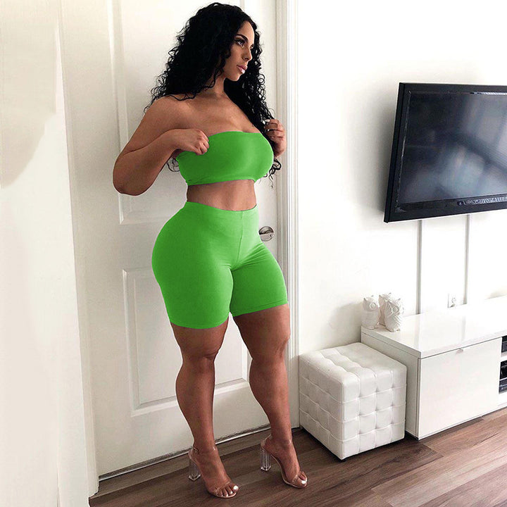 Dame Strapless Loungewear Sæt Stilla