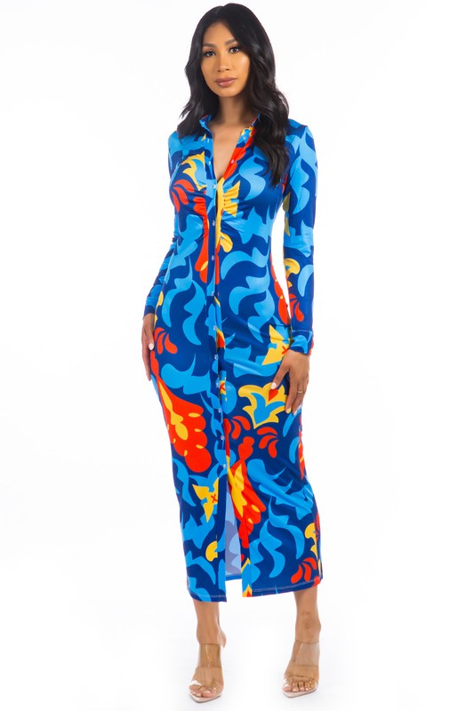 Stilla | Maxi Body-con Kjole