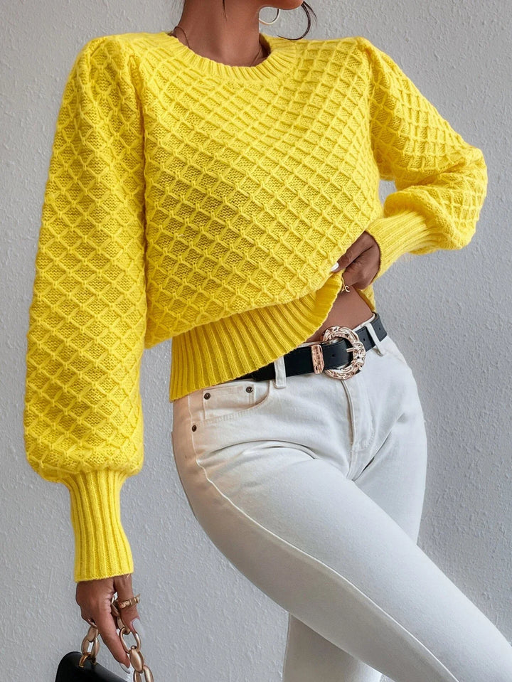 Stilla | Lækker Pullover Med Lanterneærmer