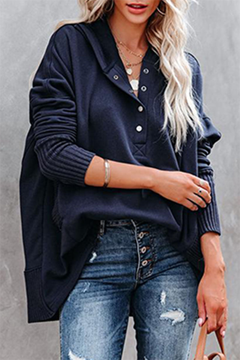 Stilla | Fritid Unisex Overdele Med Lommeclip og Hoodie Krave