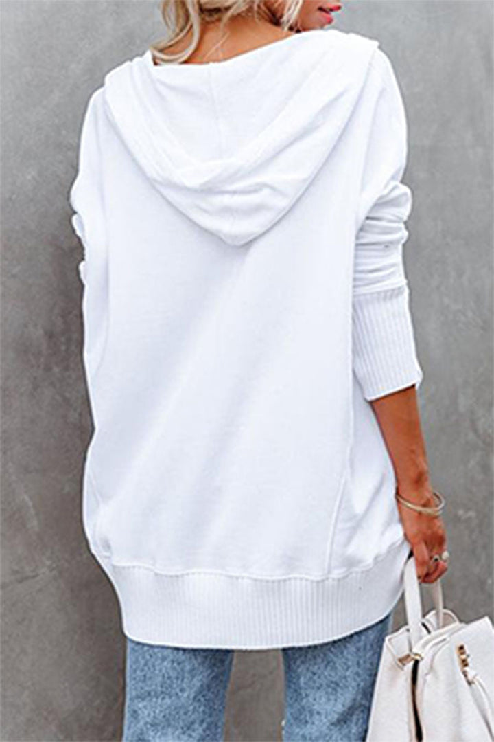 Stilla | Fritid Unisex Overdele Med Lommeclip og Hoodie Krave