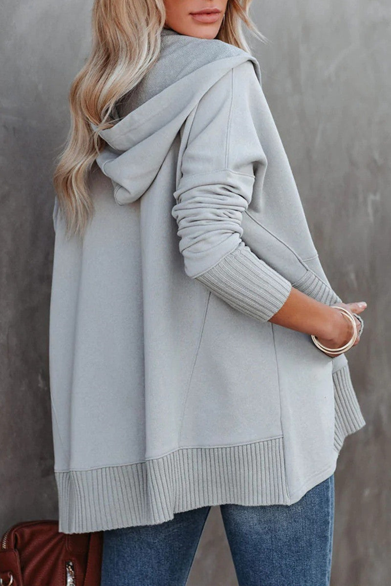 Stilla | Fritid Unisex Overdele Med Lommeclip og Hoodie Krave