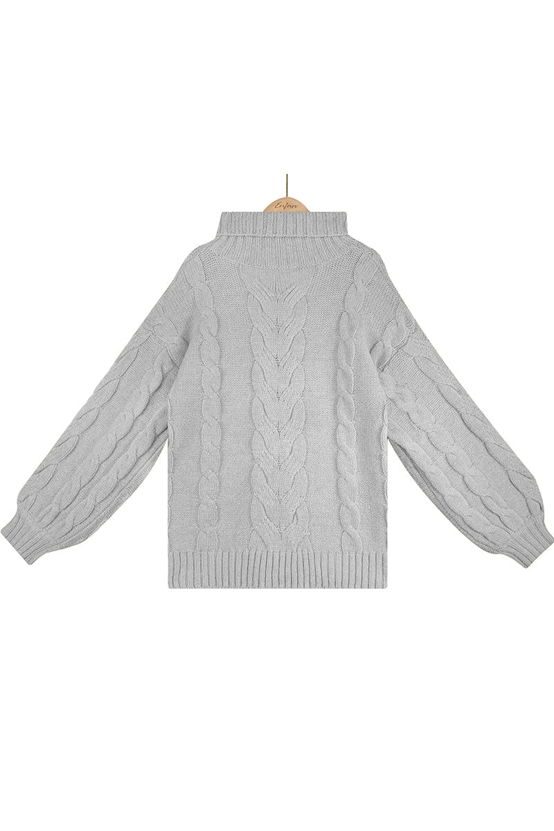 Stilla | Ensfarvet Rullekravepullover Til Gaden