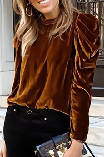 Stilla | Sweatshirts Casual Med Rullekrave I Ensfarvet og Slank Look
