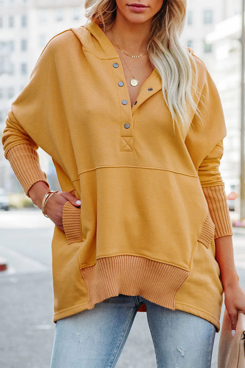Stilla | Fritid Unisex Overdele Med Lommeclip og Hoodie Krave