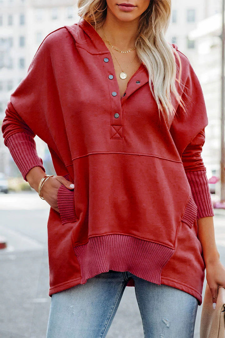 Stilla | Fritid Unisex Overdele Med Lommeclip og Hoodie Krave