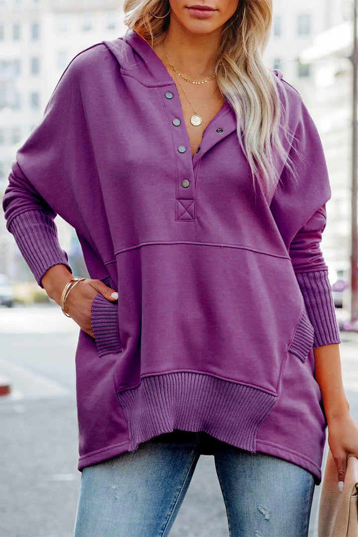 Stilla | Fritid Unisex Overdele Med Lommeclip og Hoodie Krave