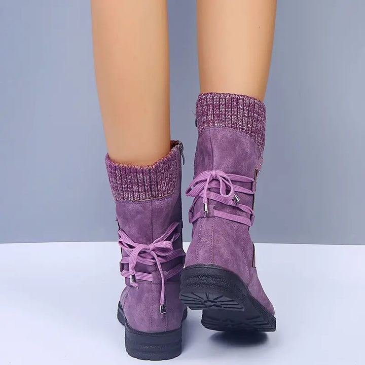 Stilla | Sneefri Vandtætte Mid-Calf Lynlås Støvler
