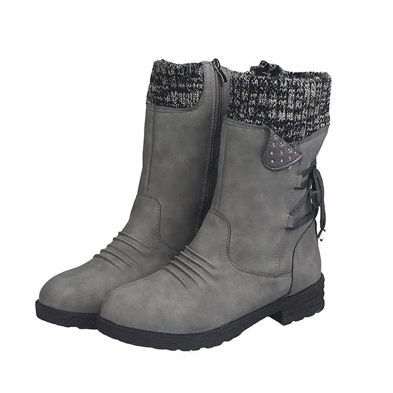 Stilla | Sneefri Vandtætte Mid-Calf Lynlås Støvler