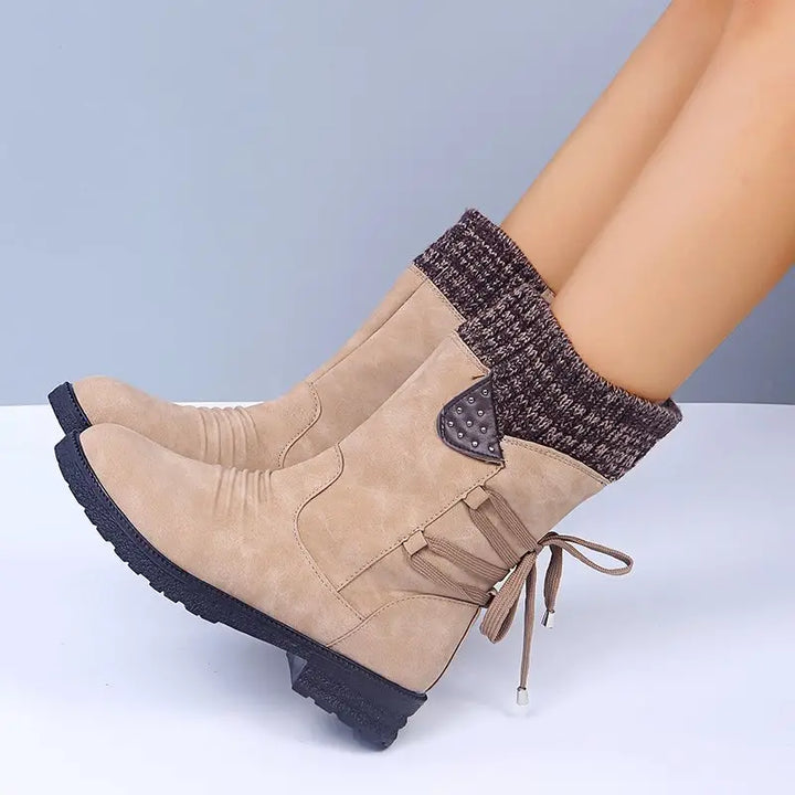 Stilla | Sneefri Vandtætte Mid-Calf Lynlås Støvler