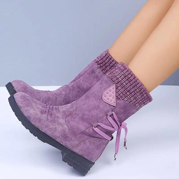 Stilla | Sneefri Vandtætte Mid-Calf Lynlås Støvler