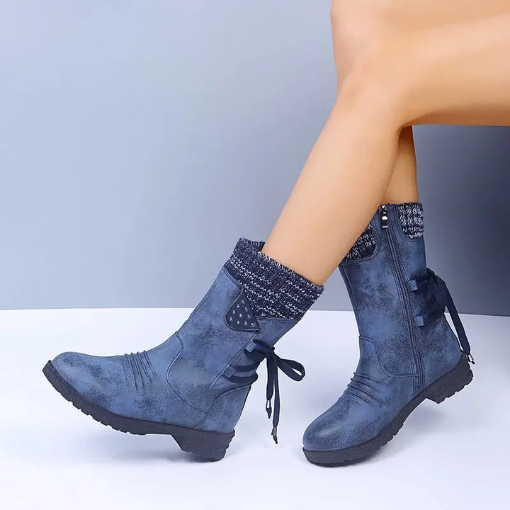 Stilla | Sneefri Vandtætte Mid-Calf Lynlås Støvler